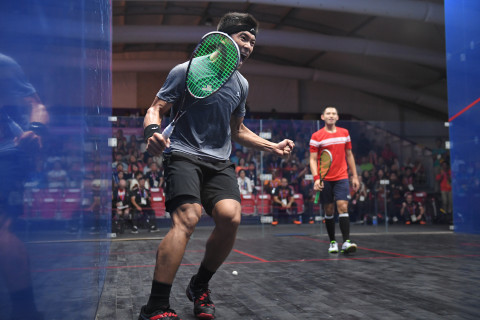 SQUASH BEREGU PUTRA FINAL HONG KONG VS MALAYSIA