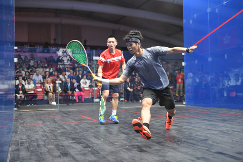 SQUASH BEREGU PUTRA FINAL HONG KONG VS MALAYSIA