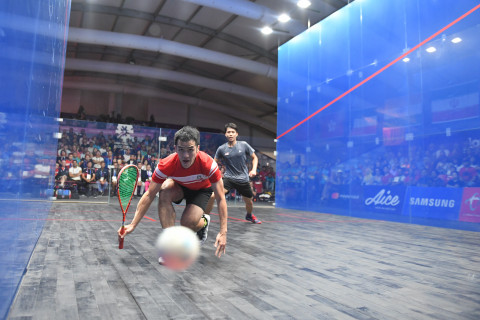 SQUASH BEREGU PUTRA FINAL HONG KONG VS MALAYSIA