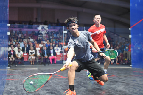 SQUASH BEREGU PUTRA FINAL HONG KONG VS MALAYSIA