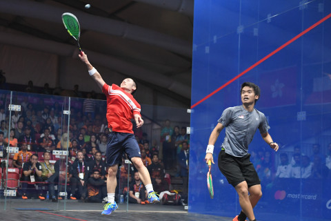 SQUASH BEREGU PUTRA FINAL HONG KONG VS MALAYSIA