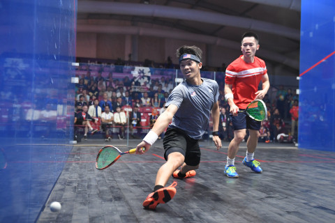 SQUASH BEREGU PUTRA FINAL HONG KONG VS MALAYSIA