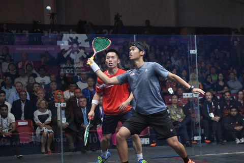 SQUASH BEREGU PUTRA FINAL HONG KONG VS MALAYSIA