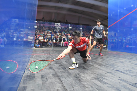 SQUASH BEREGU PUTRA FINAL HONG KONG VS MALAYSIA