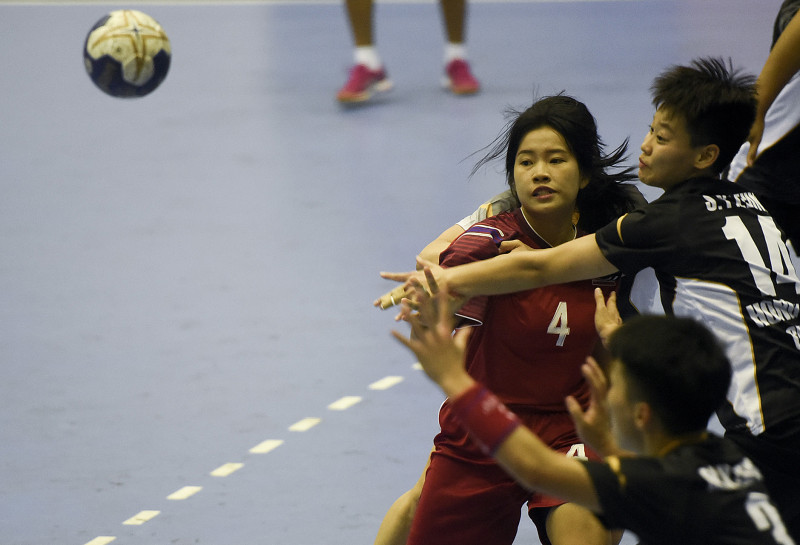 BOLA TANGAN PUTRI-THAILAND VS HONGKONG