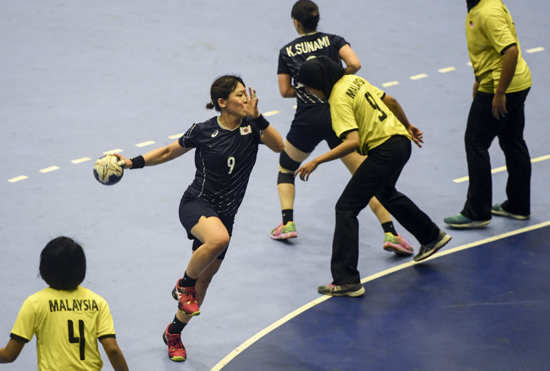 BOLA TANGAN PUTRI-JEPANG VS MALAYSIA