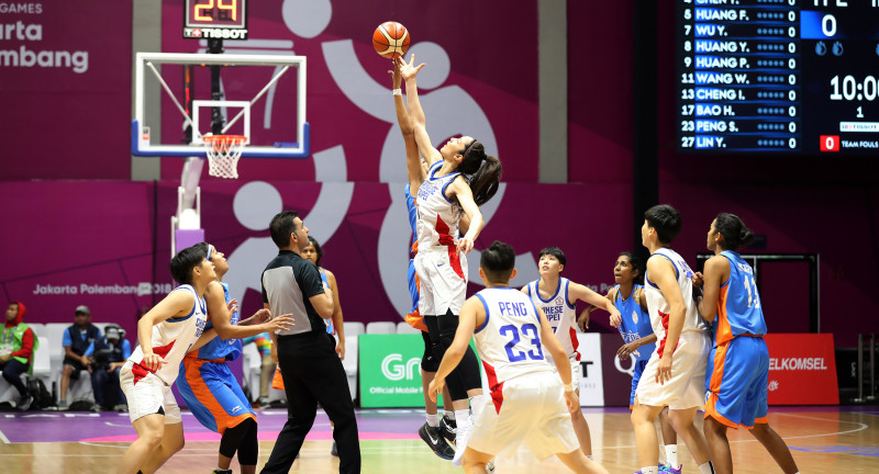 BASKET PUTRI - CHINESE TAIPEI VS INDIA