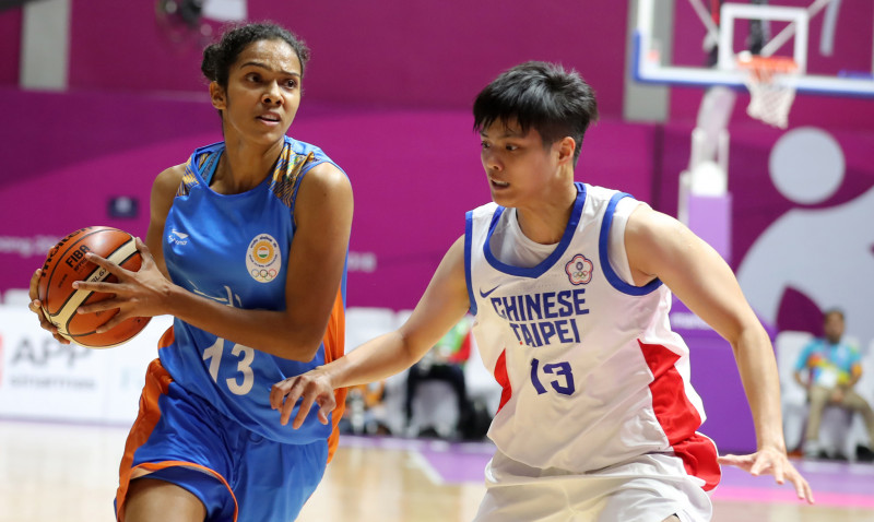 BASKET PUTRI - CHINESE TAIPEI VS INDIA