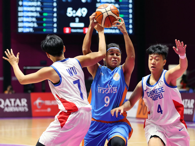 BASKET PUTRI - CHINESE TAIPEI VS INDIA