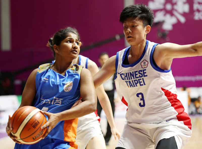 BASKET PUTRI - CHINESE TAIPEI VS INDIA