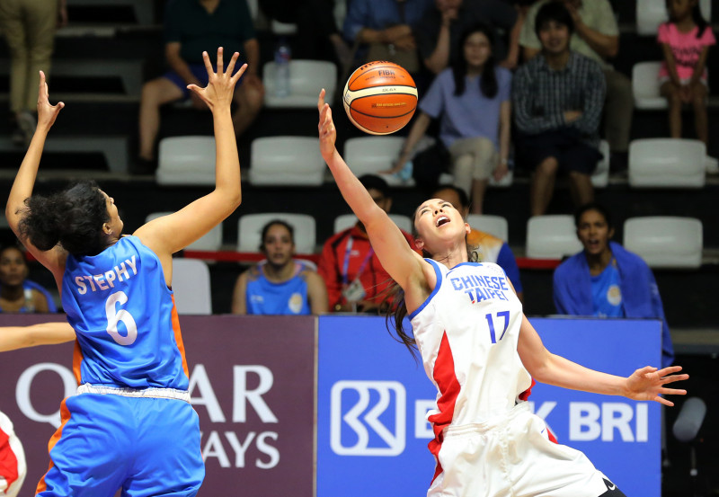 BASKET PUTRI - CHINESE TAIPEI VS INDIA