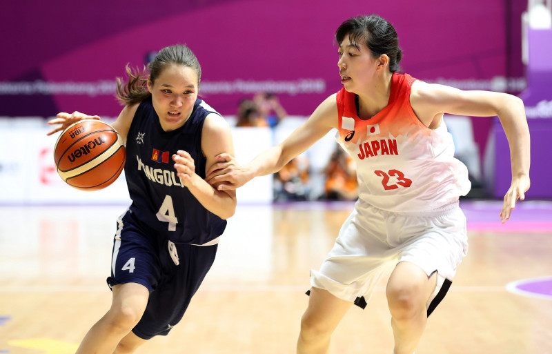 BASKET PUTRI - JEPANG VS MONGOLIA