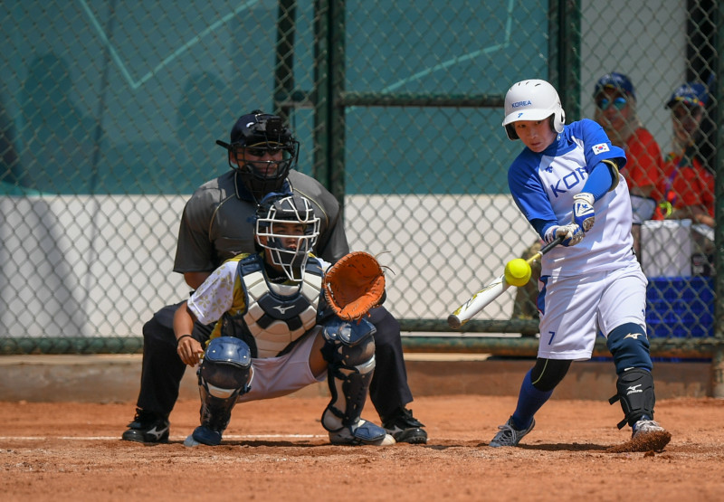 SOFTBALL KOREA VS HONG KONG ASIAN GAMES 2018