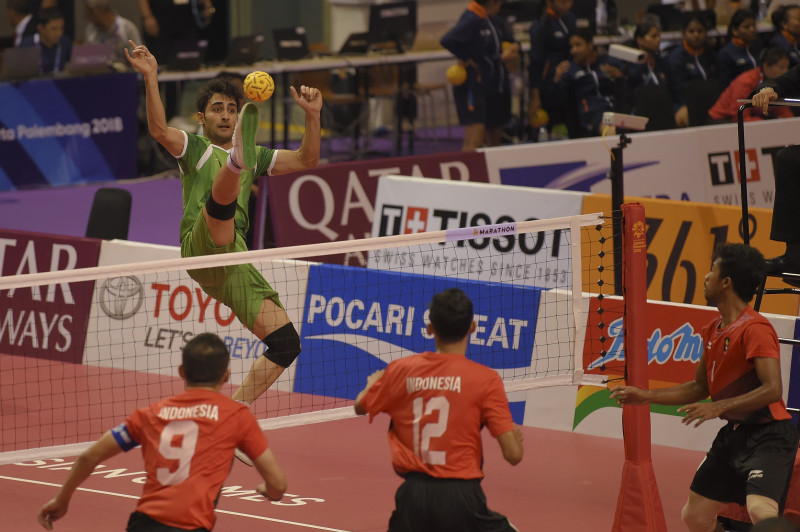 SEPAK TAKRAW PUTRA INDONESIA VS IRAN