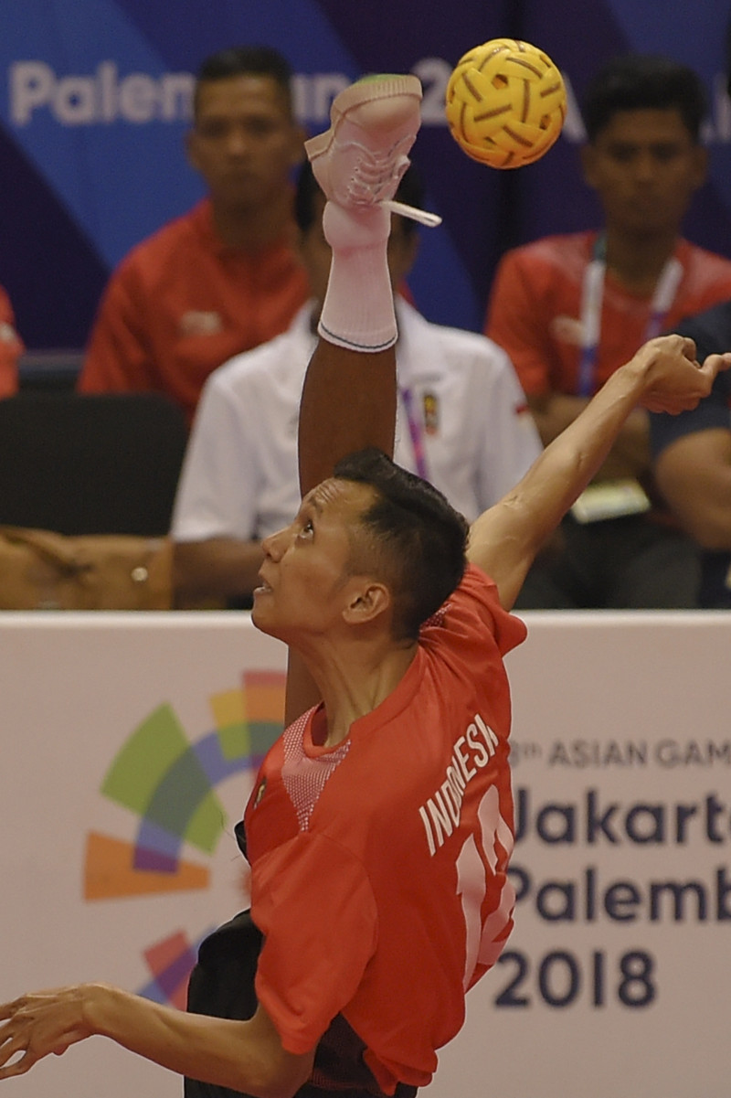 SEPAK TAKRAW PUTRA INDONESIA VS IRAN