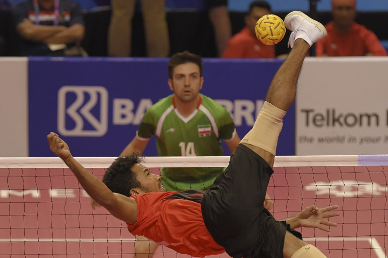 SEPAK TAKRAW PUTRA INDONESIA VS IRAN