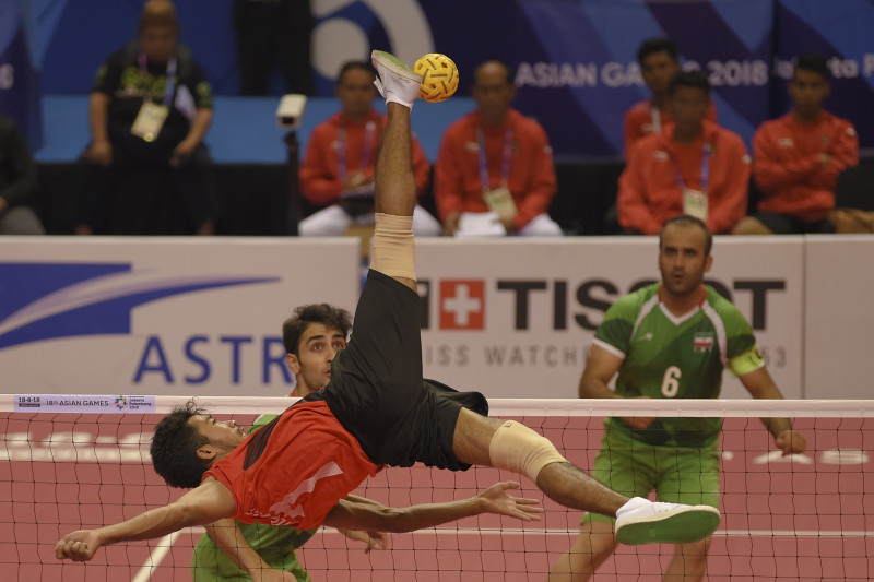 SEPAK TAKRAW PUTRA INDONESIA VS IRAN