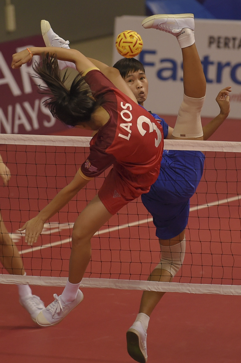 SEPAK TAKRAW PUTRI THAILAND VS LAOS