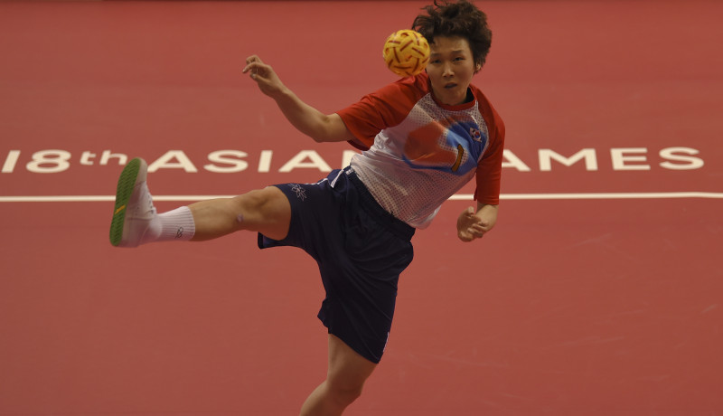 SEPAK TAKRAW PUTRI INDIA VS KOREA SELATAN