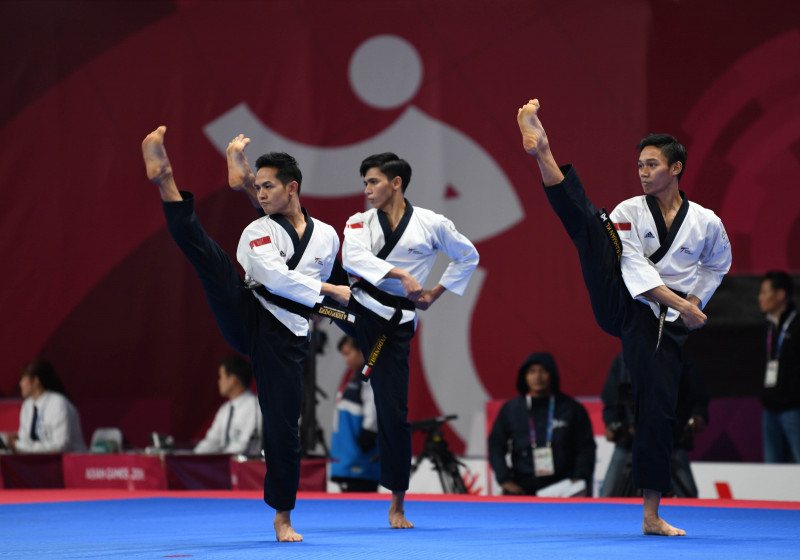 Taekwondo-Perempat Final-Poomsae Beregu-Darma-2