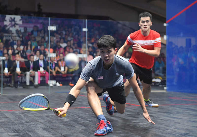 SQUASH BEREGU PUTRA FINAL HONG KONG VS MALAYSIA