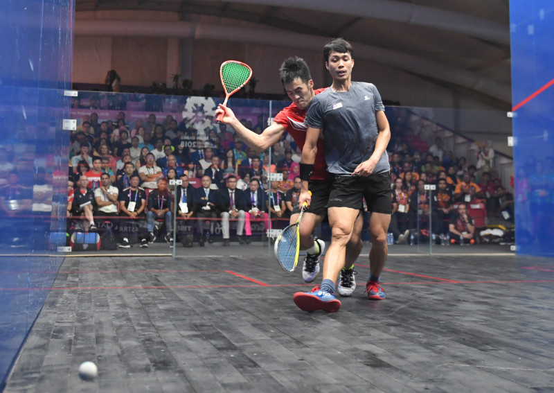 SQUASH BEREGU PUTRA FINAL HONG KONG VS MALAYSIA