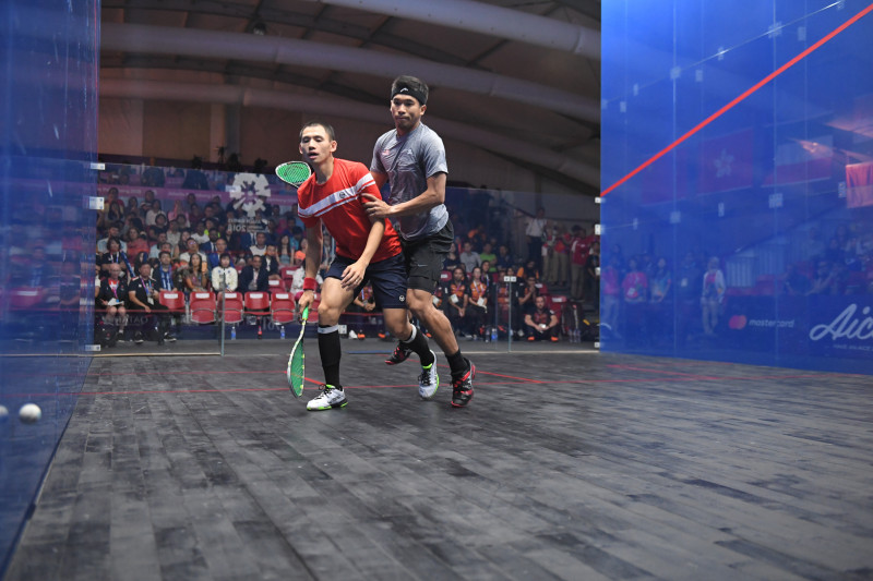 SQUASH BEREGU PUTRA FINAL HONG KONG VS MALAYSIA