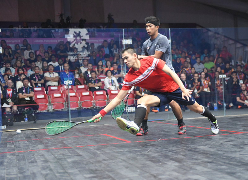 SQUASH BEREGU PUTRA FINAL HONG KONG VS MALAYSIA