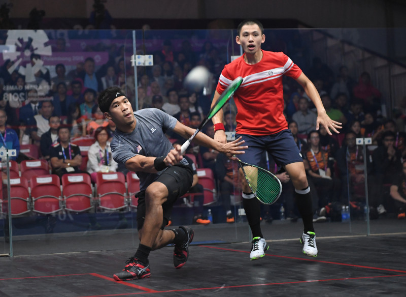 SQUASH BEREGU PUTRA FINAL HONG KONG VS MALAYSIA