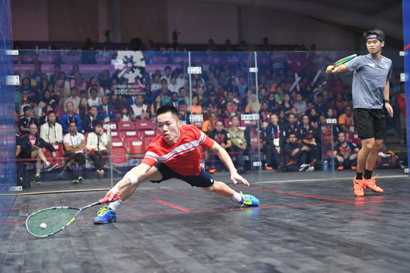 SQUASH BEREGU PUTRA FINAL HONG KONG VS MALAYSIA