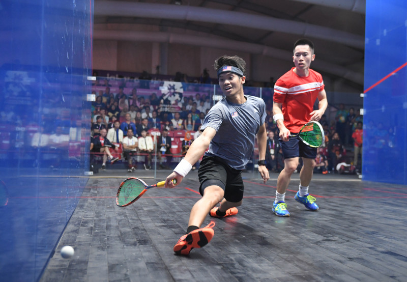 SQUASH BEREGU PUTRA FINAL HONG KONG VS MALAYSIA