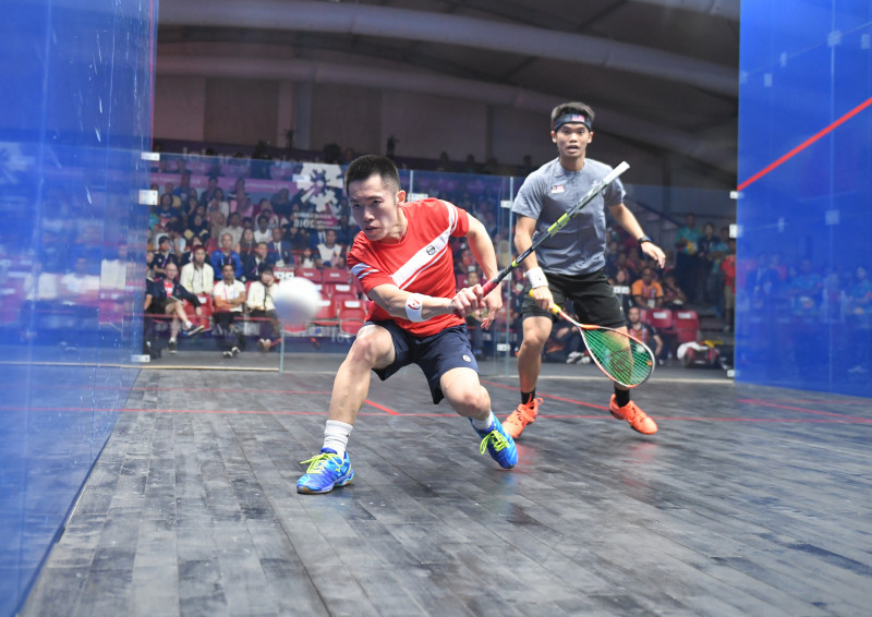 SQUASH BEREGU PUTRA FINAL HONG KONG VS MALAYSIA