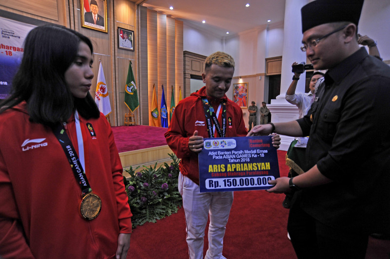 BONUS PERAIH MEDALI ASIAN GAMES ASAL BANTEN