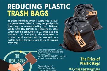 REDUCING PLASTIC TRASH BAGS