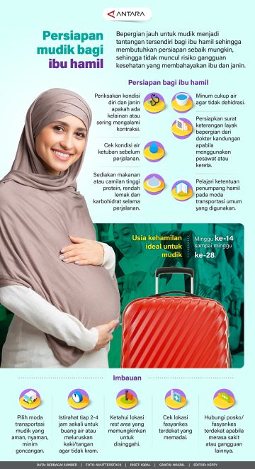 Persiapan mudik bagi ibu hamil
