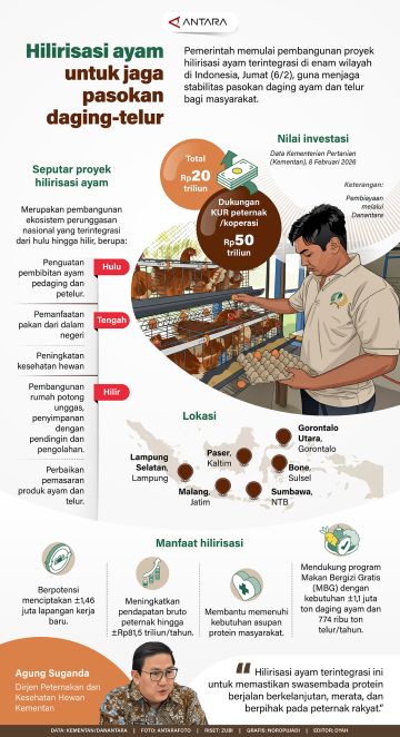 Hilirisasi ayam untuk jaga pasokan daging-telur