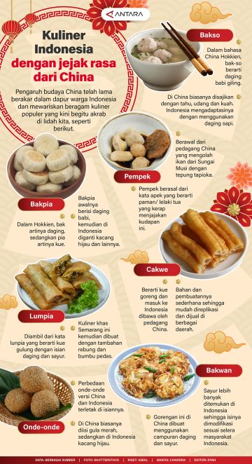 Kuliner Indonesia dengan jejak rasa dari China