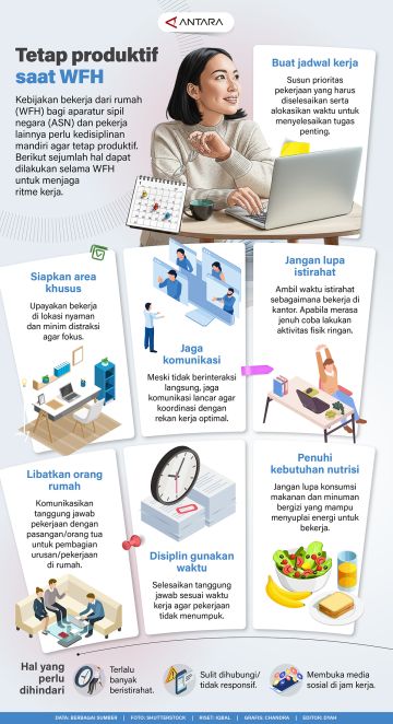 Tetap produktif saat WFH
