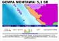 Gempa 5,3 SR Guncang Mentawai