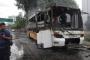 Bus Terbakar di Pusat Kota, Sopir Kabur