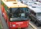 Demo Hari Buruh Hambat Bus Trans Jakarta