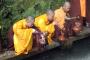 Puluhan Umat Budha Meditasi Waisak di Ambon